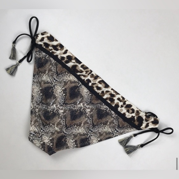 Bleu Rod Beattie Bikini Skin Games 2 Piece Swimsuit Snakeskin Print Sz 10 - Picture 10 of 11